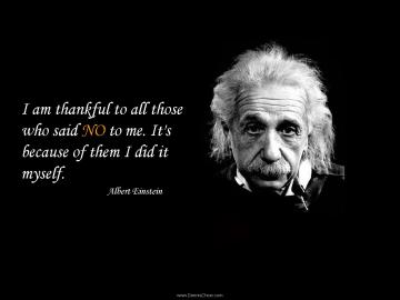 Believe in yourself personal value self worth Einstein
